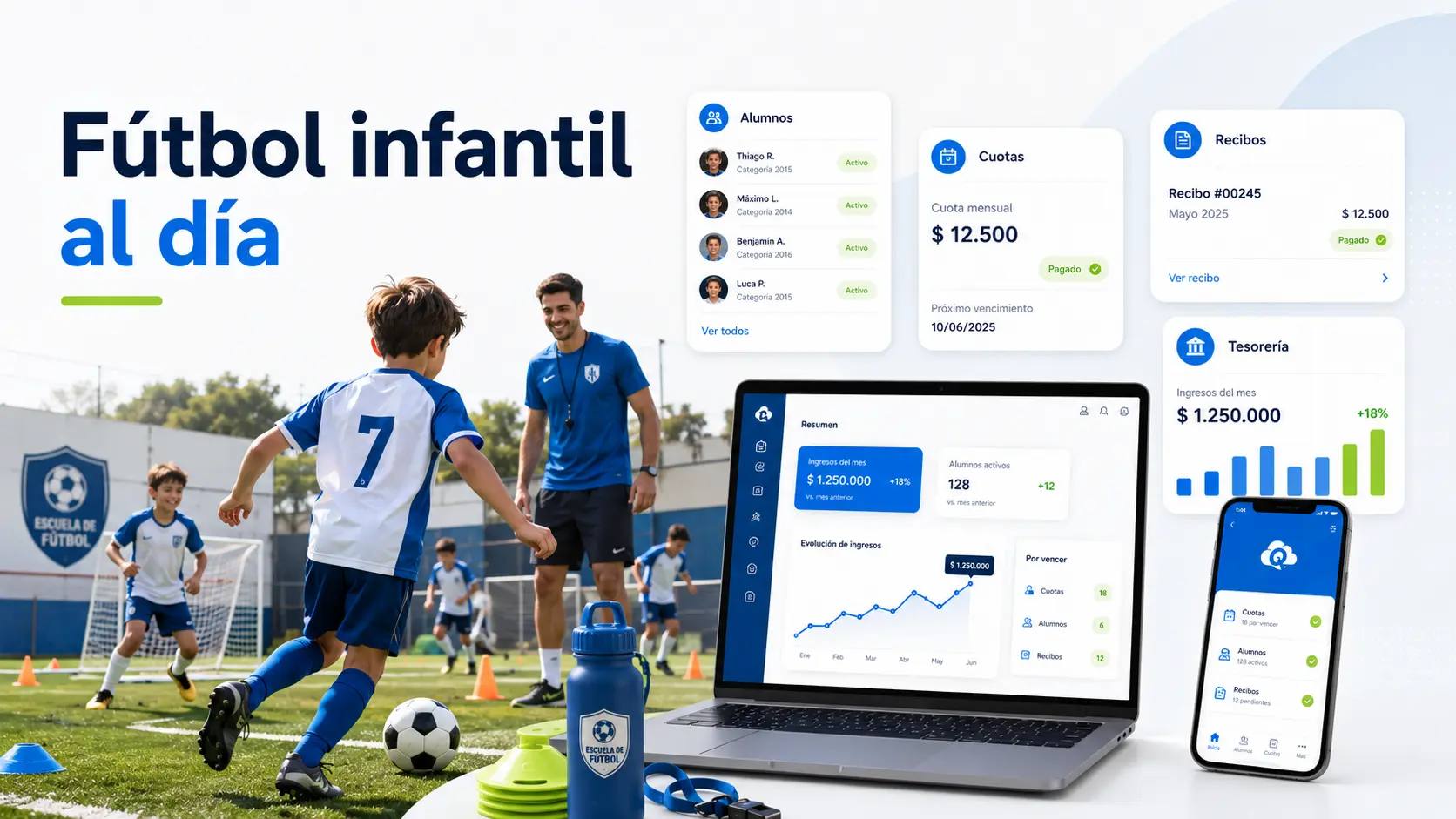 EL software para gestión de clubes infantiles